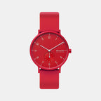 Skagen Round Red Analog watch