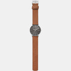 Skagen Leather Grey watch