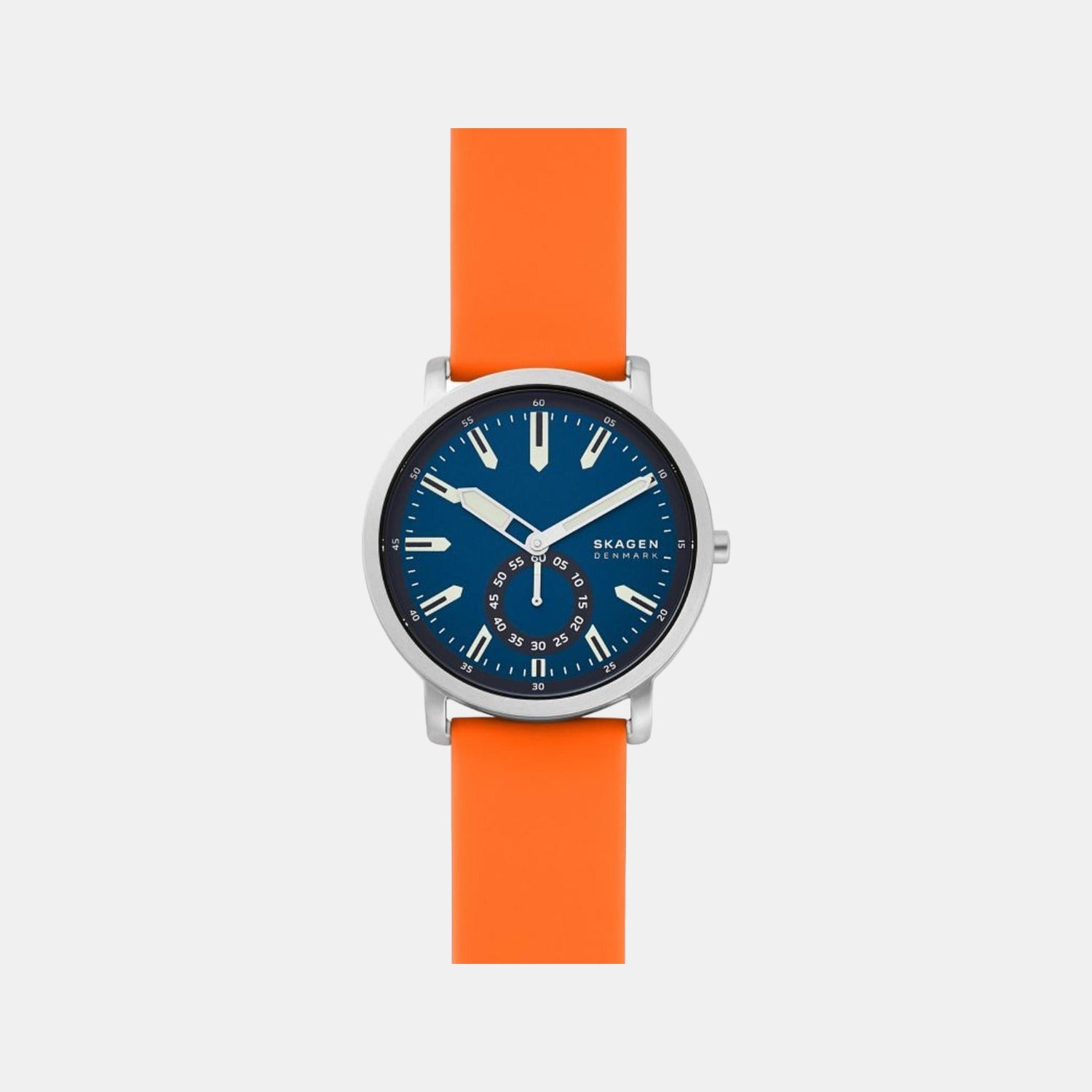 Male Blue Analog Silicon Watch SKW6648