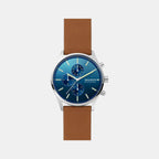 Skagen Round Blue Chronograph watch