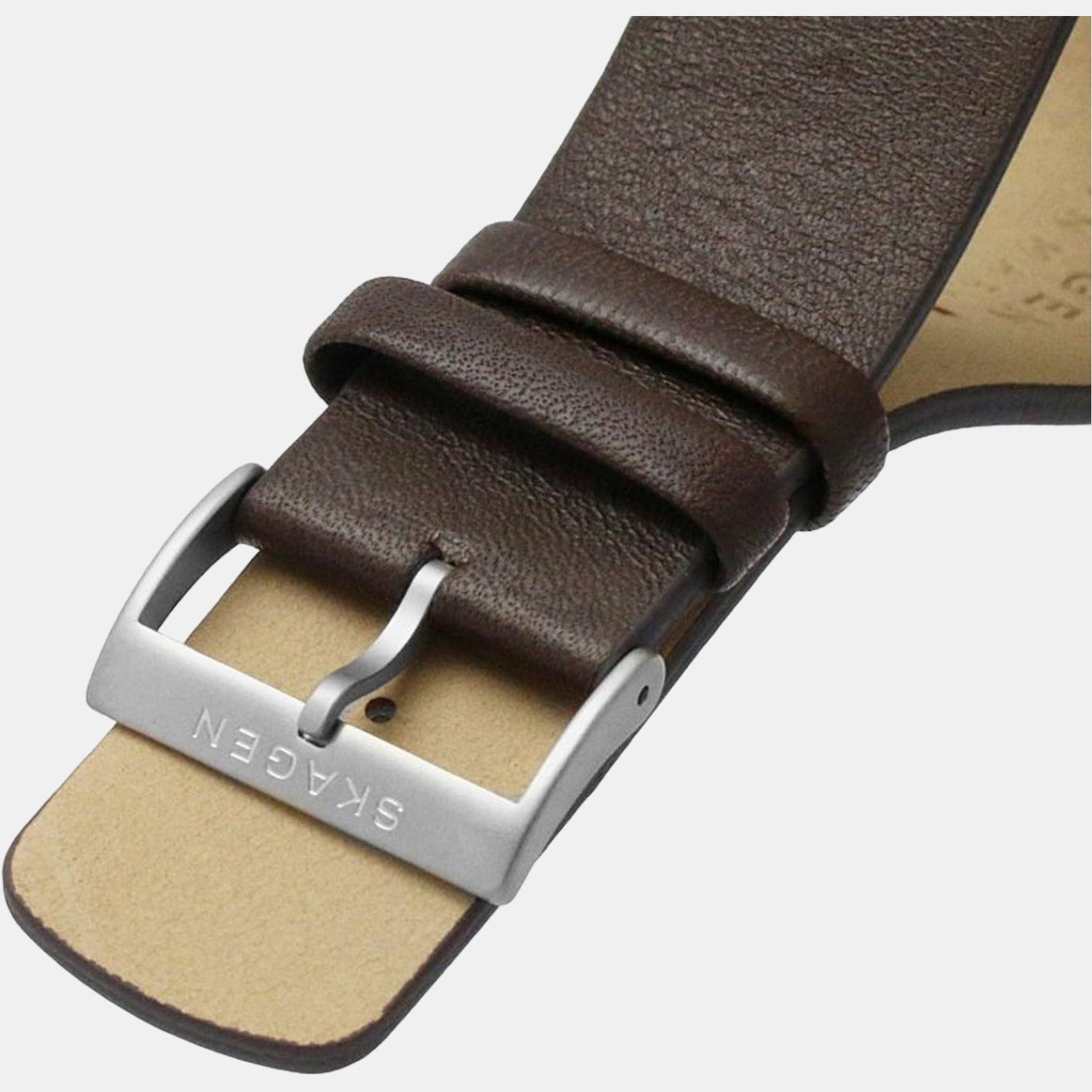 Skagen Leather Grey watch