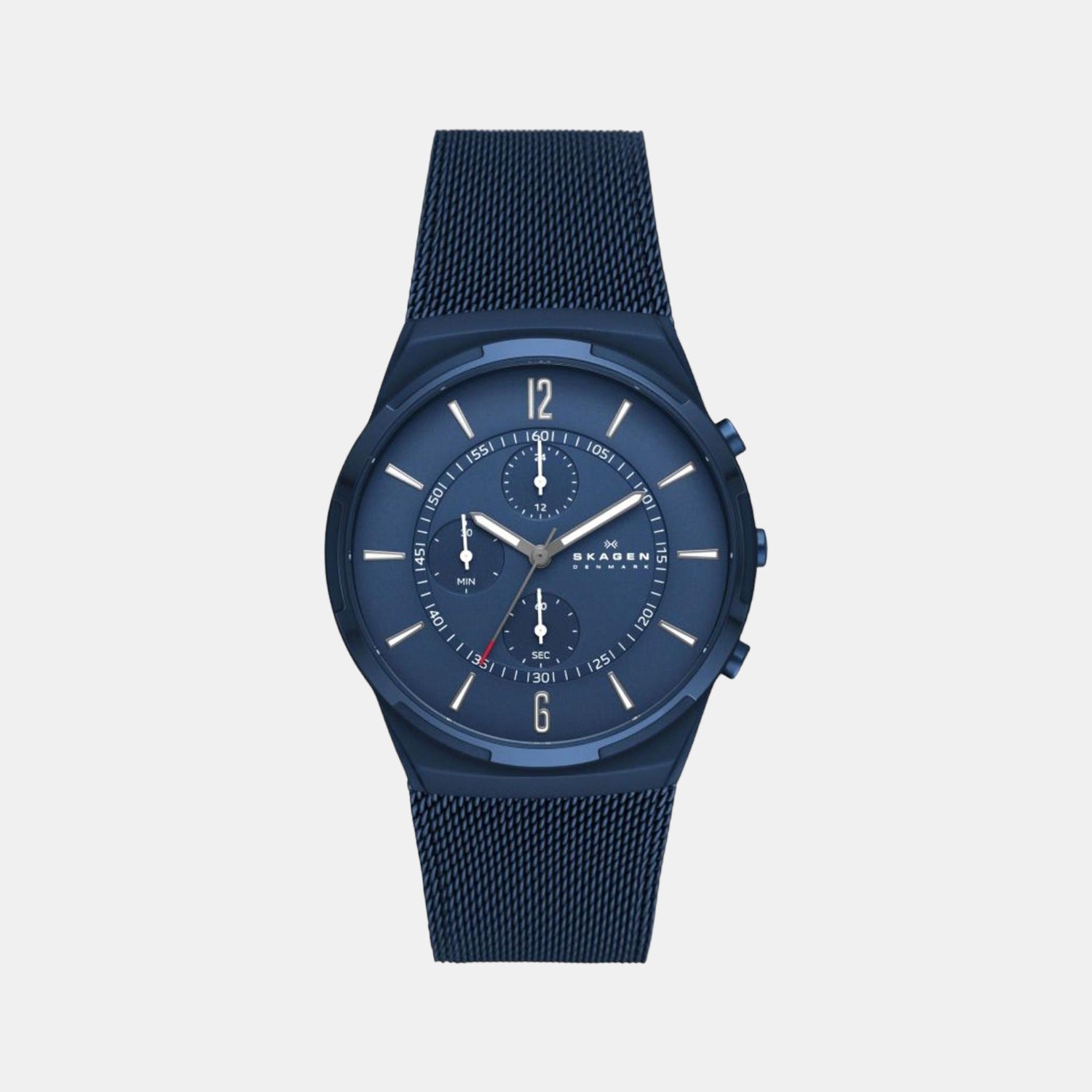 Skagen Round Blue Chronograph watch