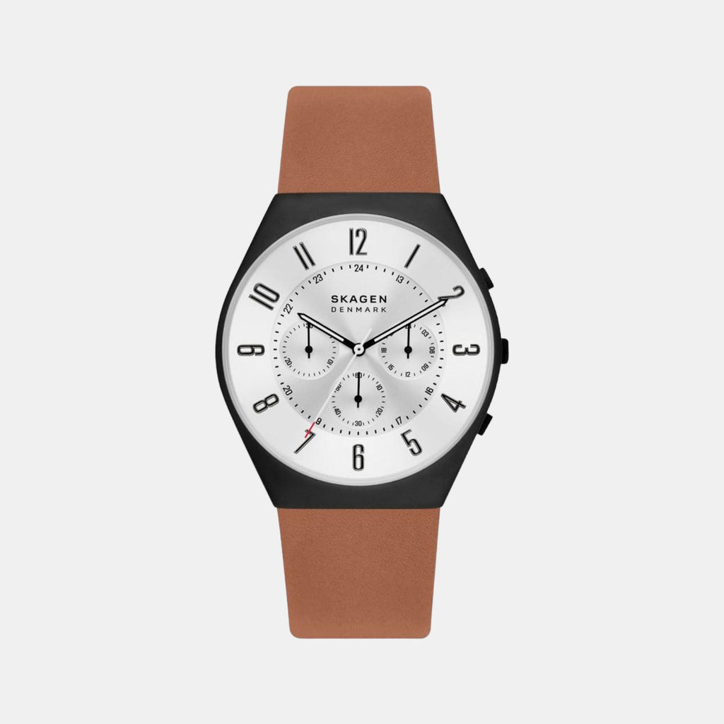 Skagen Round White Chronograph watch