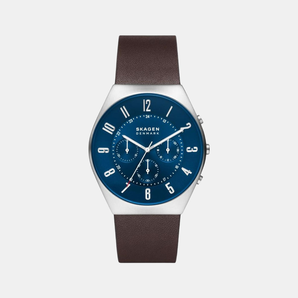 Skagen Round Blue Chronograph watch