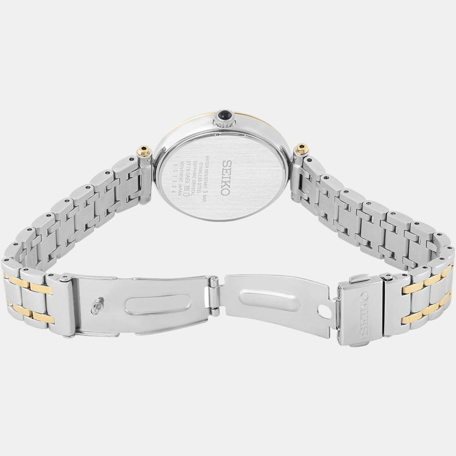 Seiko Women Round Two Tone watch