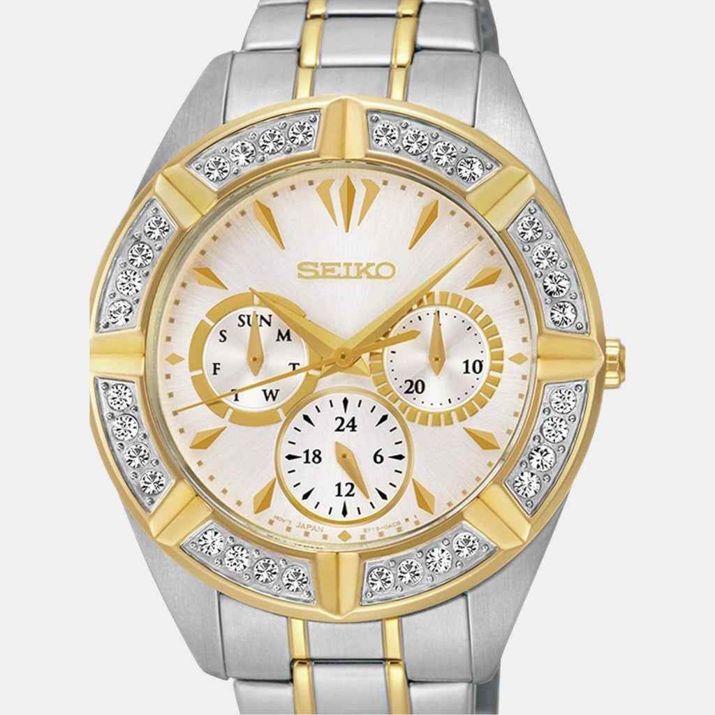 Seiko Women Round White watch