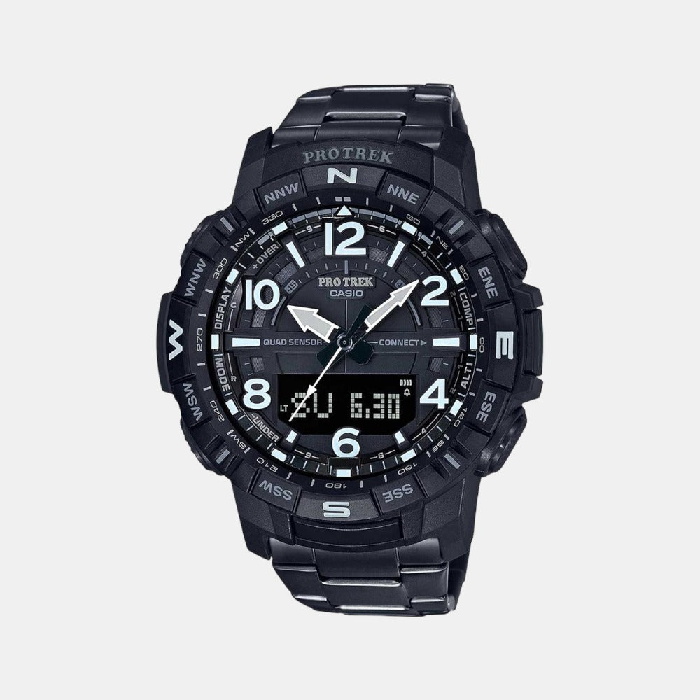 Casio Round Black Analog-Digital watch