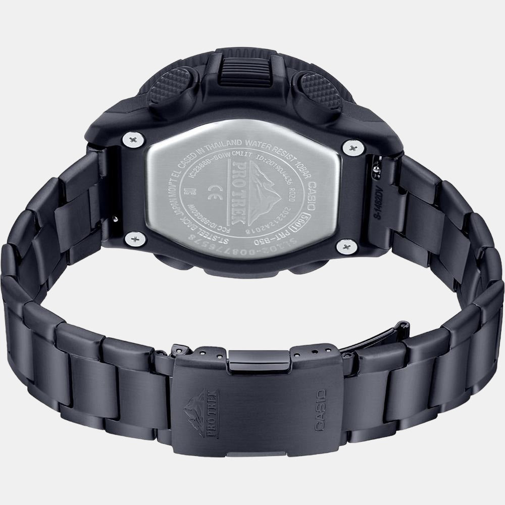 Casio Stainless Steel Black watch