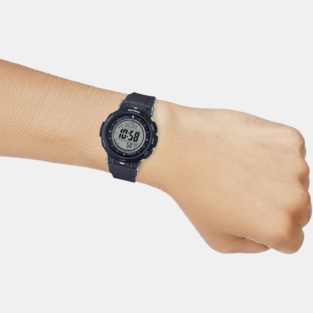 Casio Asymmetrical Quartz Digital Men watch