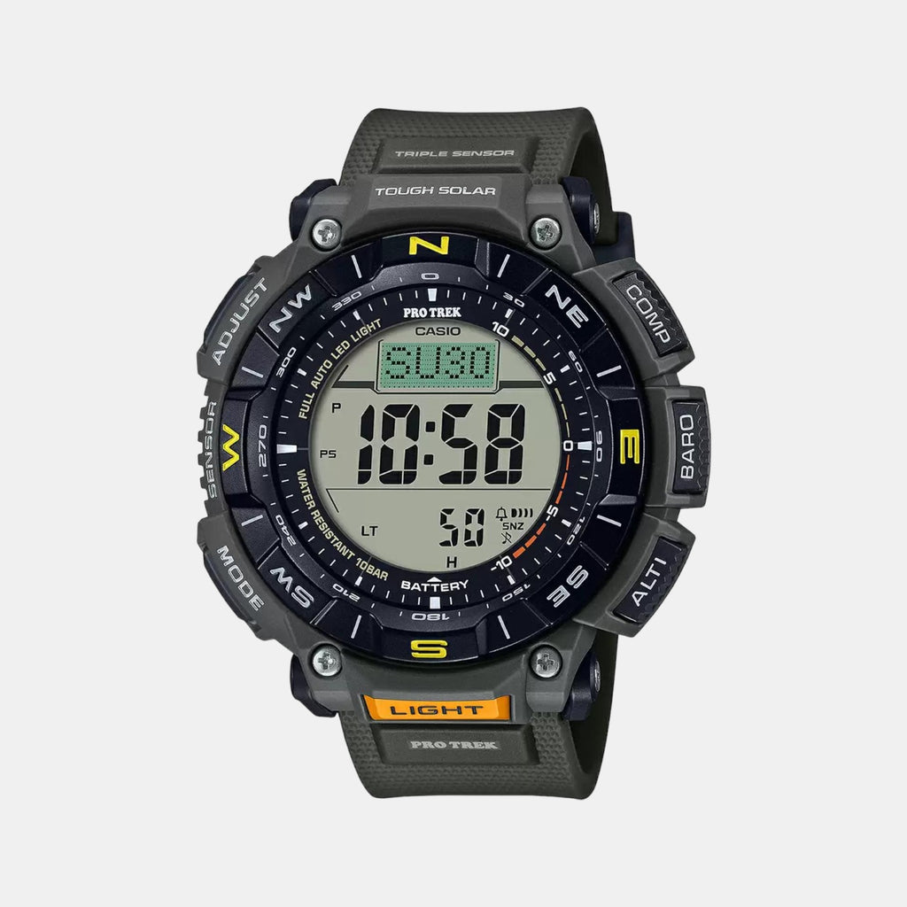 Casio Round Grey Digital watch