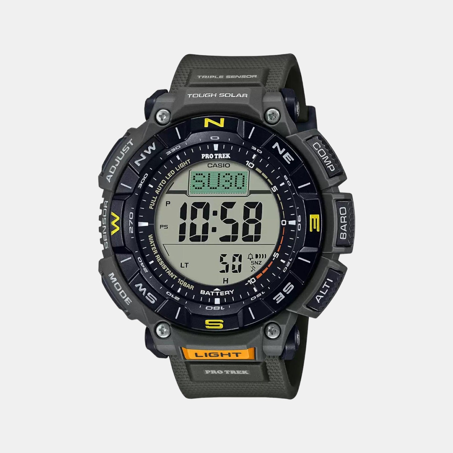 Casio Round Grey Digital watch