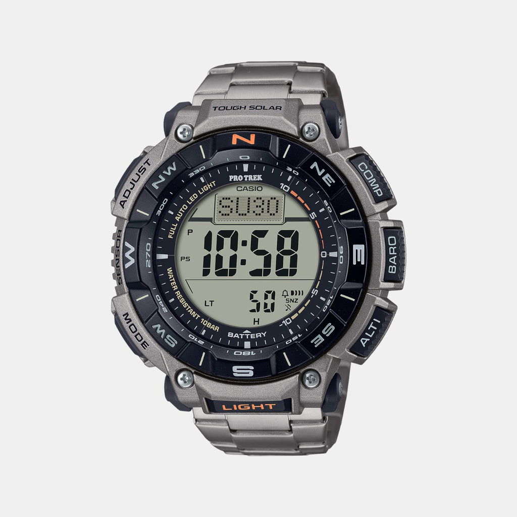 Casio Round Grey Digital watch