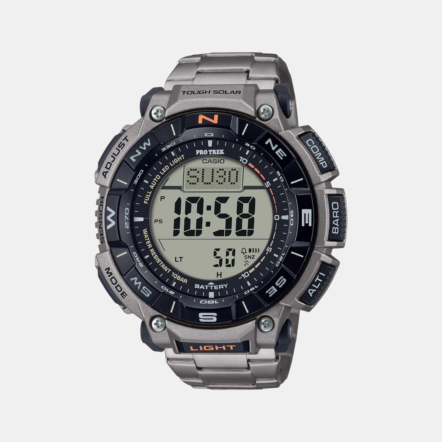 Casio Round Grey Digital watch