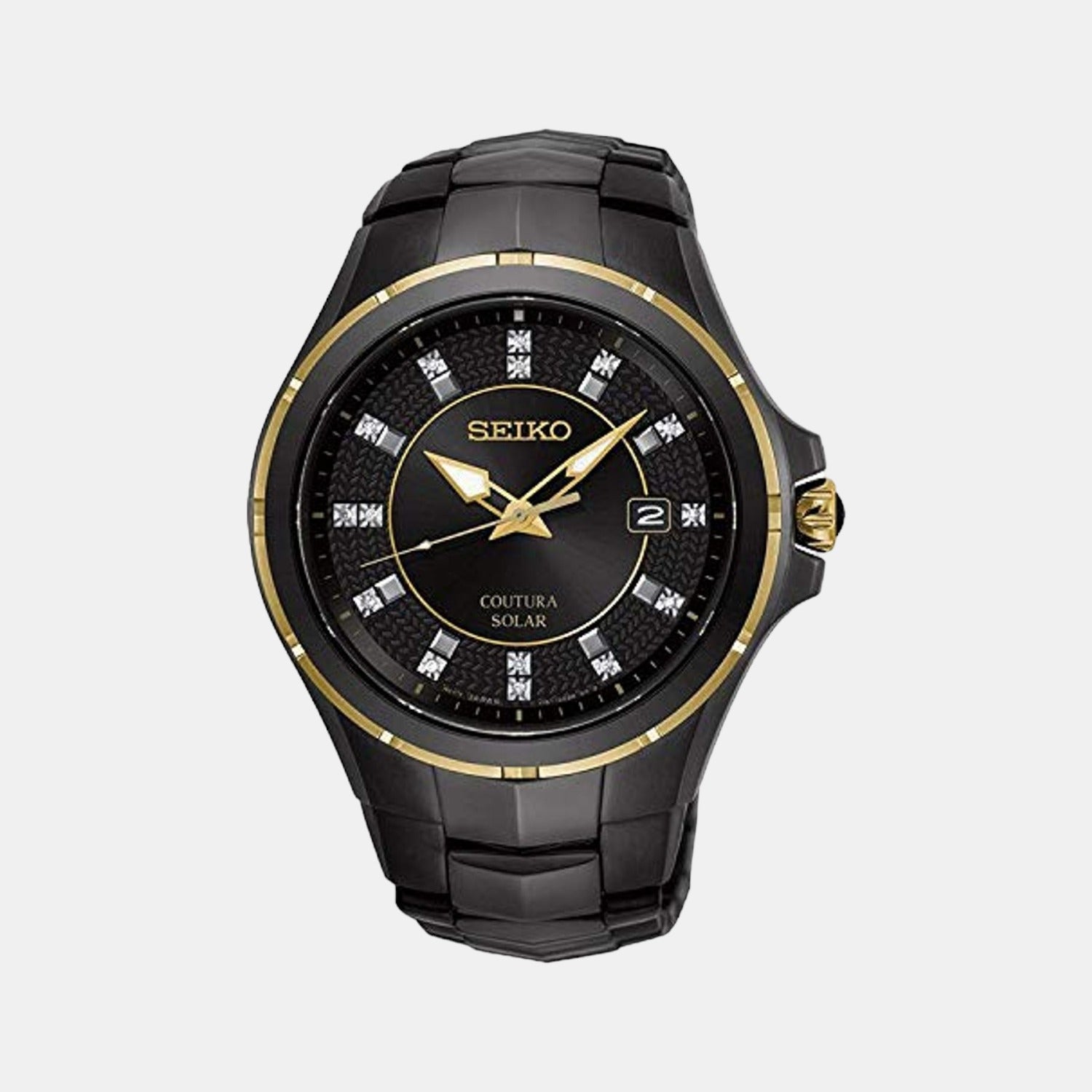 Seiko Round Black Analog watch