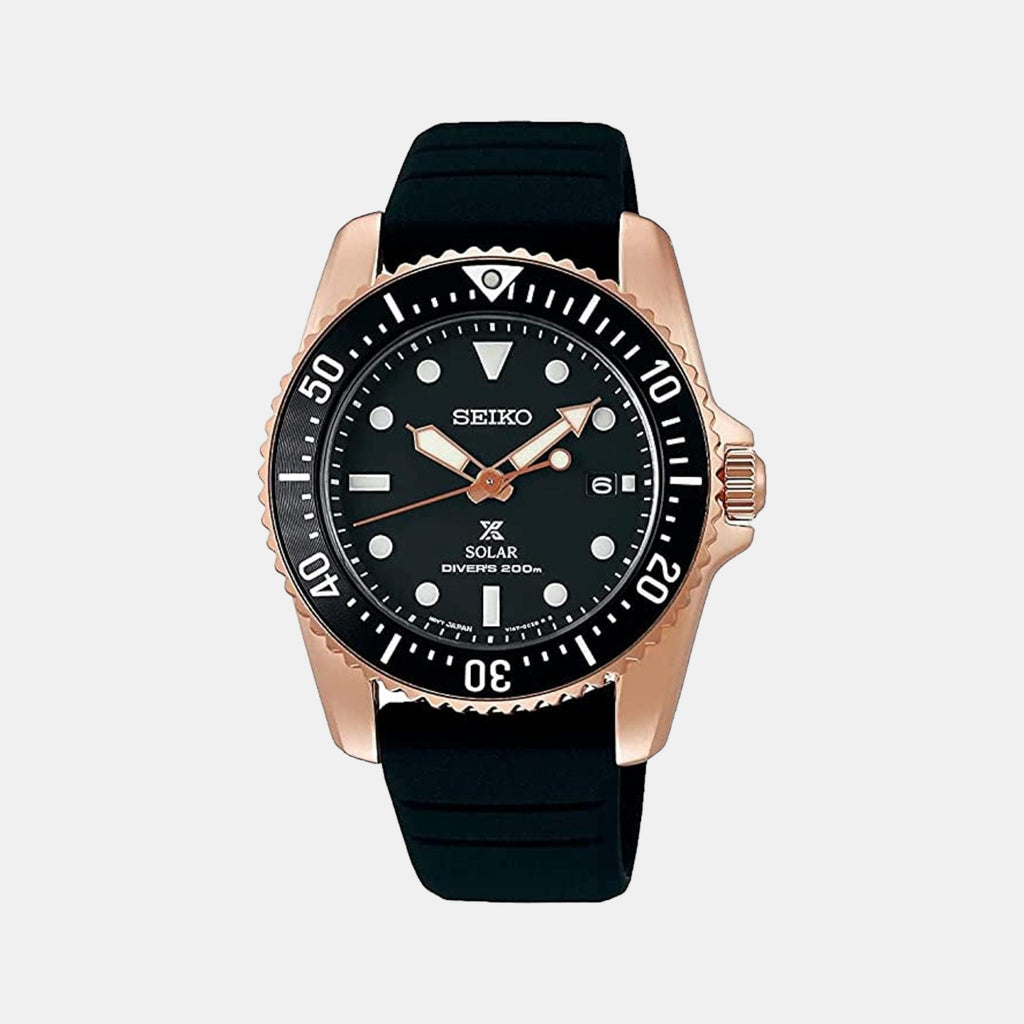 Seiko Round Black Analog watch