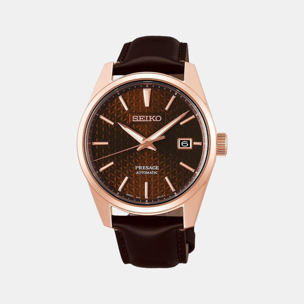 Seiko Round Brown Analog watch