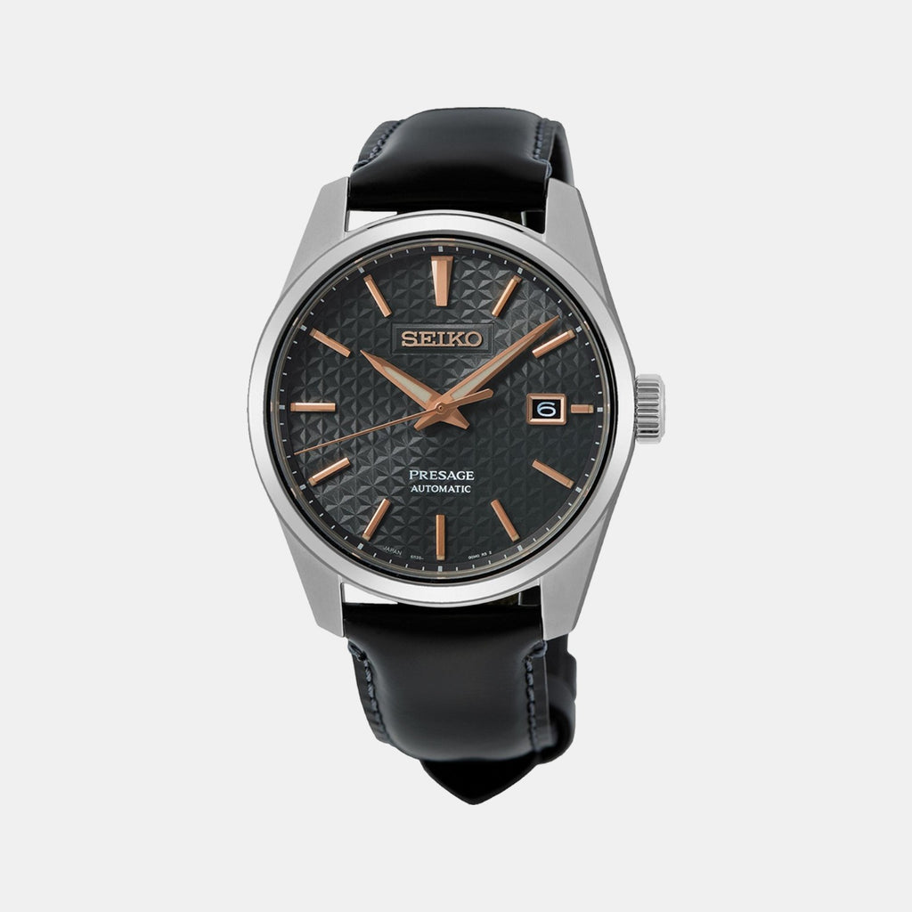 Seiko Round Black Analog watch