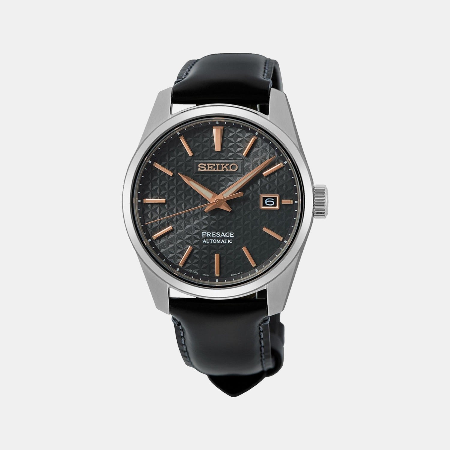 Seiko Round Black Analog watch