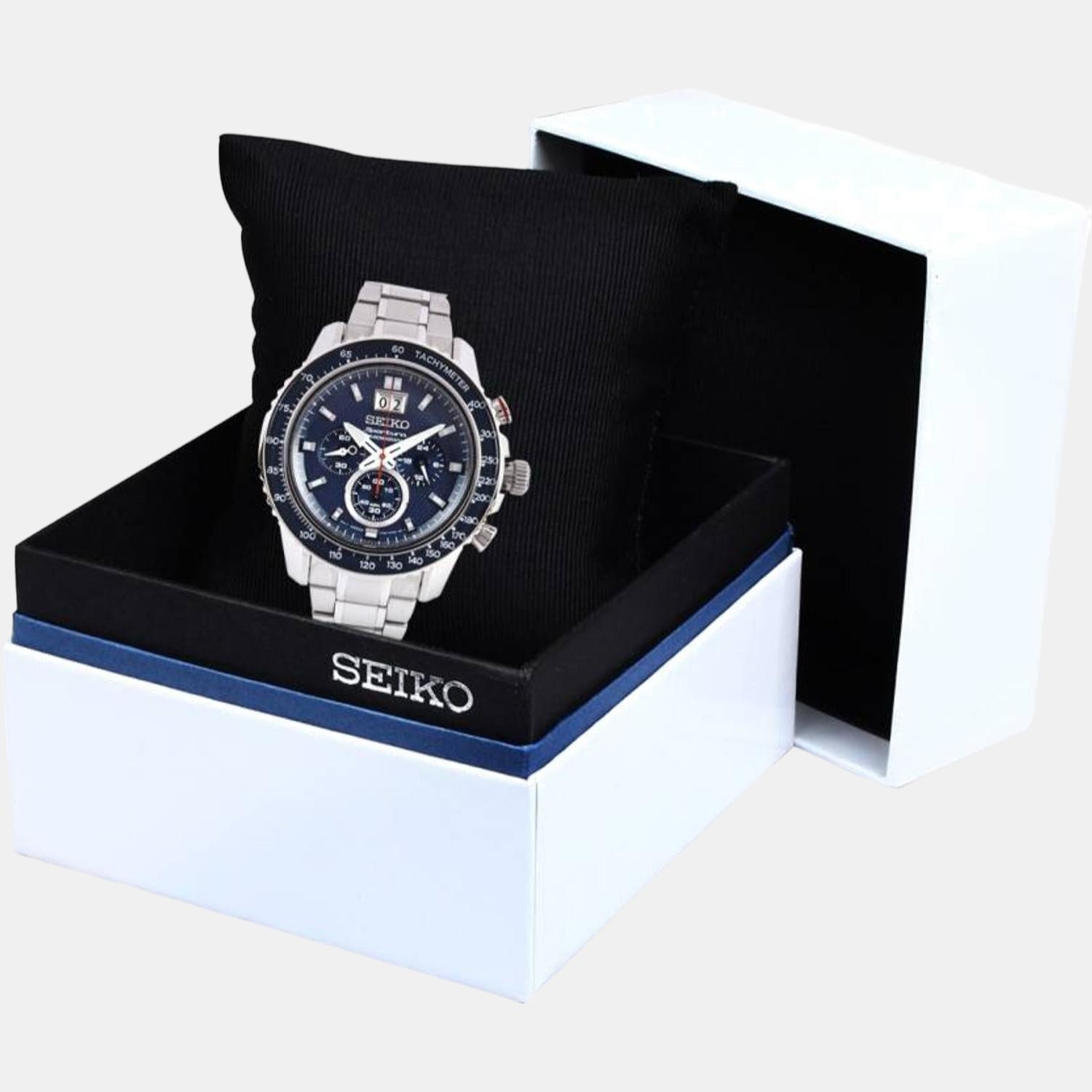 Seiko Stainless Steel Blue watch