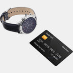 Seiko Leather Black watch