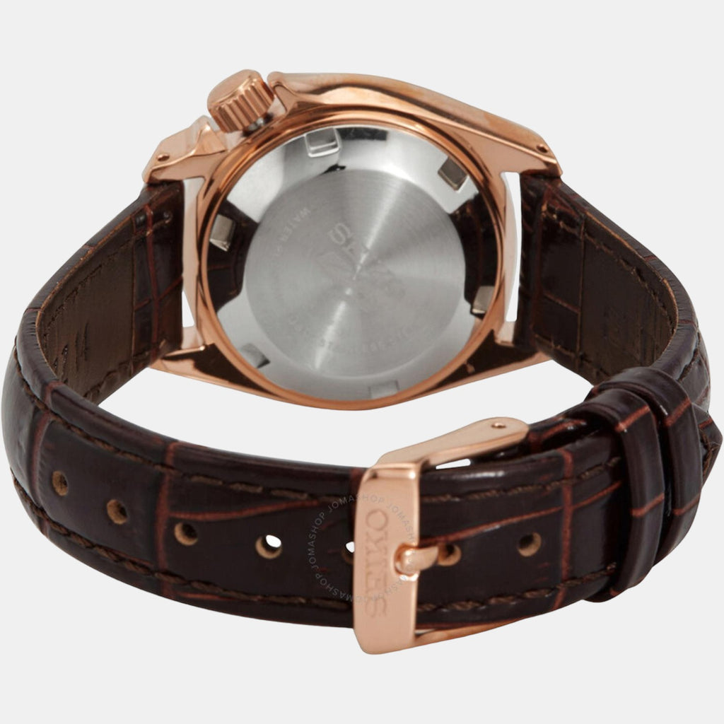 Seiko Women Round Brown watch