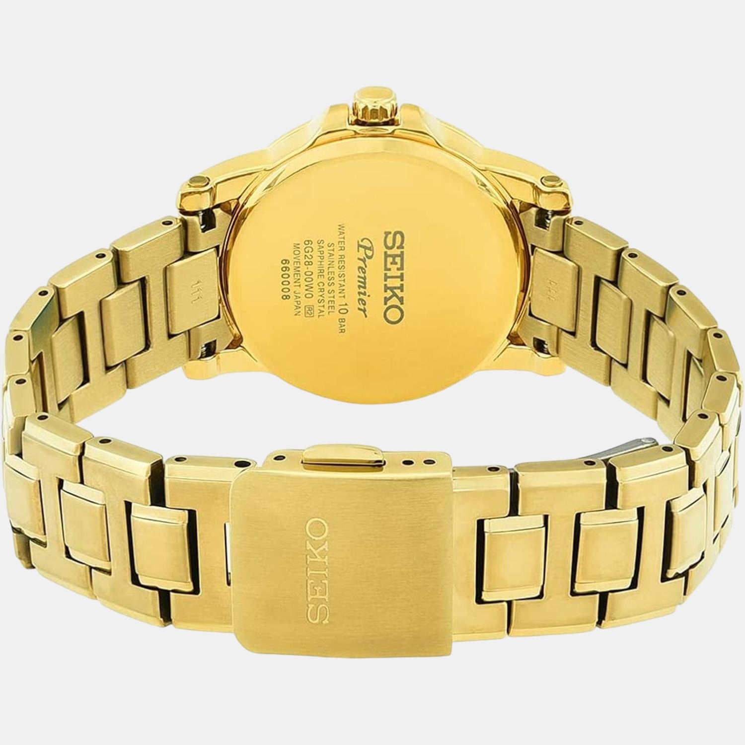 Premier Women Quartz White Dial Analog Stainless Steel Watch SRKZ60P1