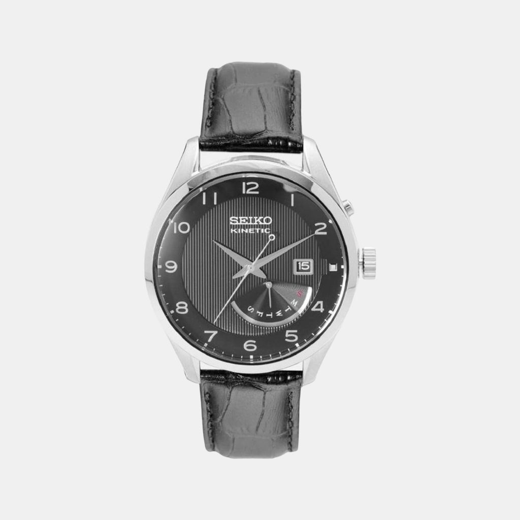 Seiko Round Black Analog watch