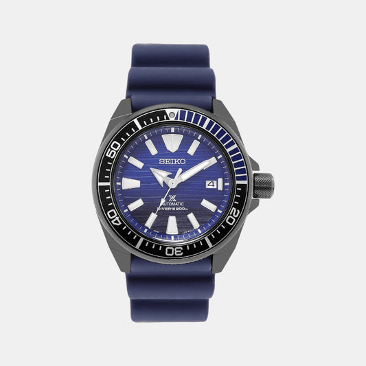 Prospex Male Blue Analog Silicon Mechanical Watch SRPD09K1