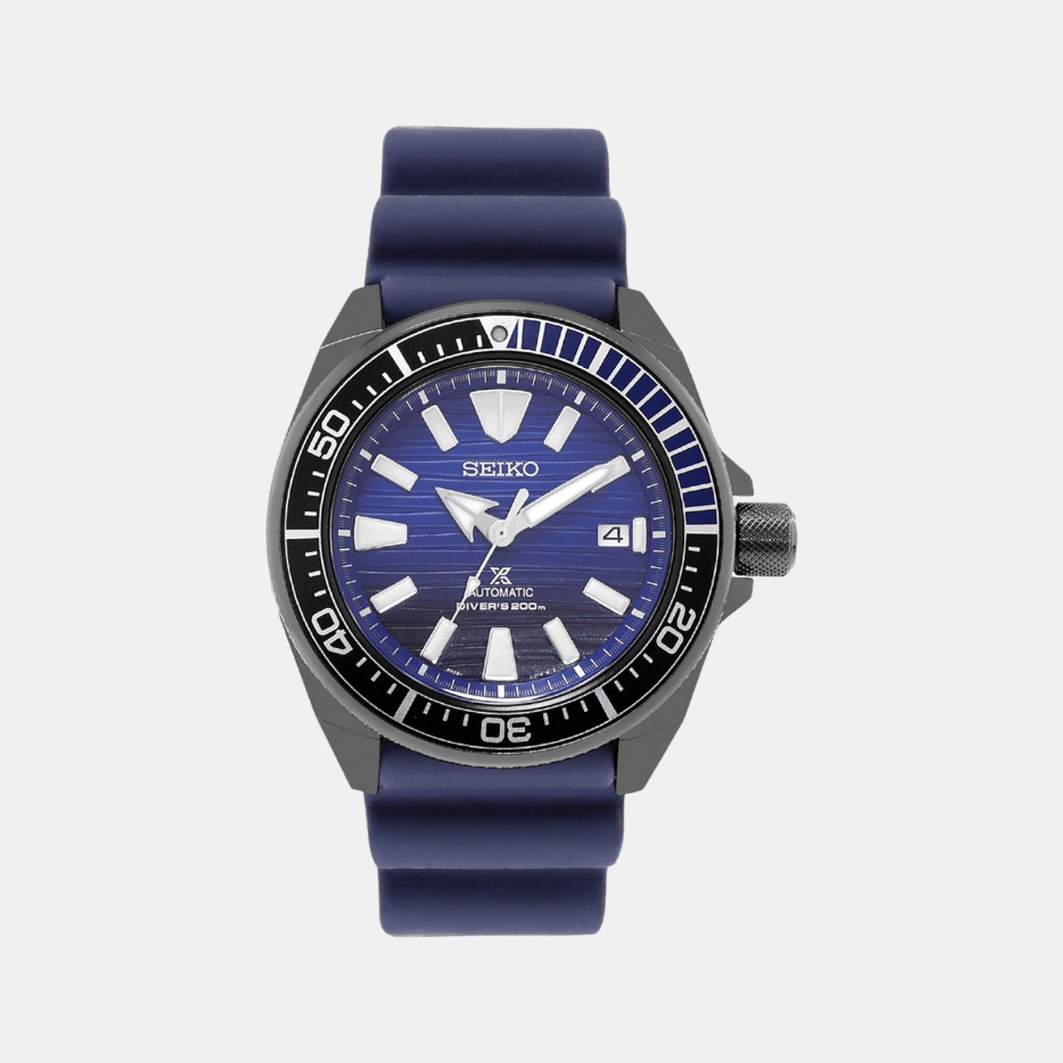 Seiko Round Blue Analog watch