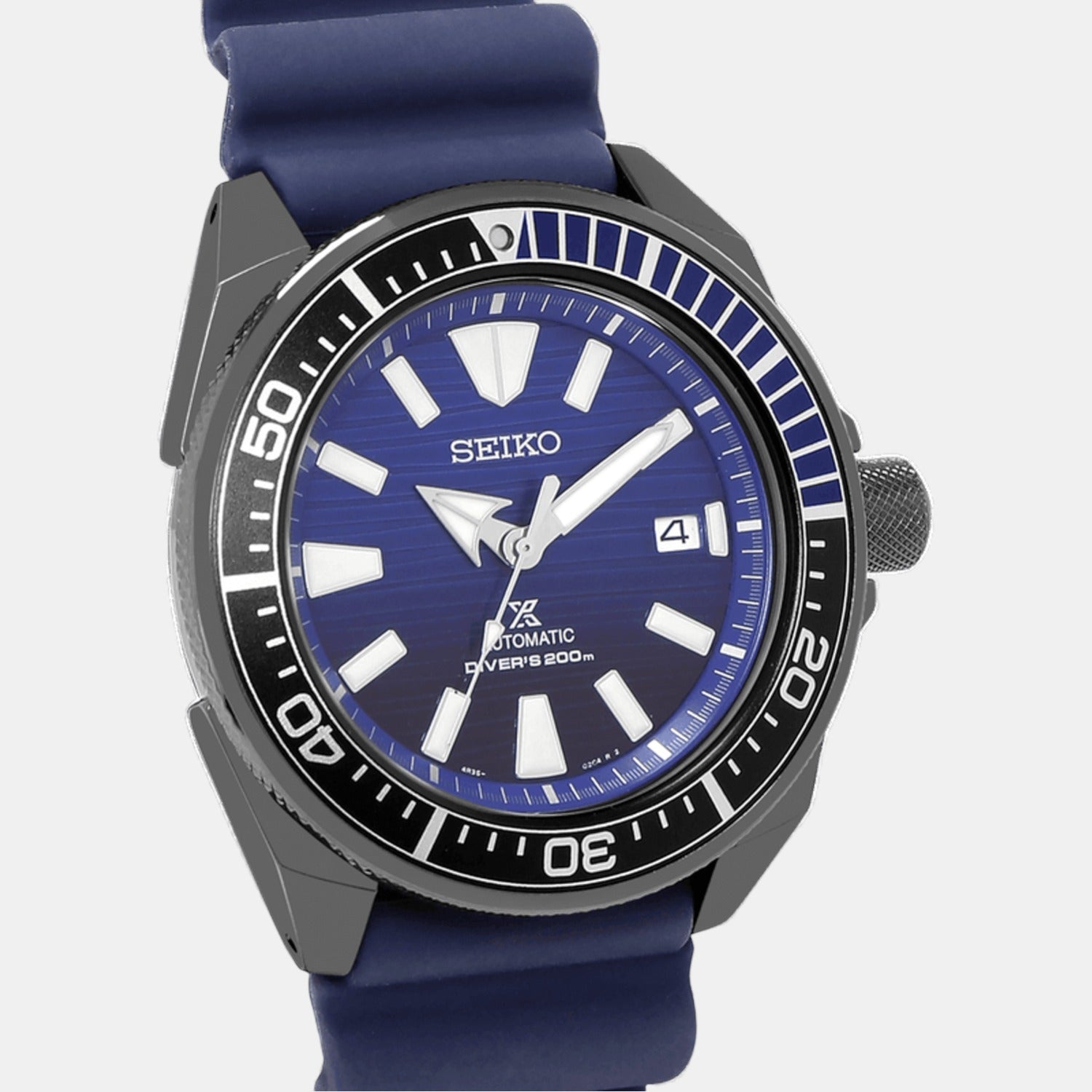 Seiko Men Round Blue watch