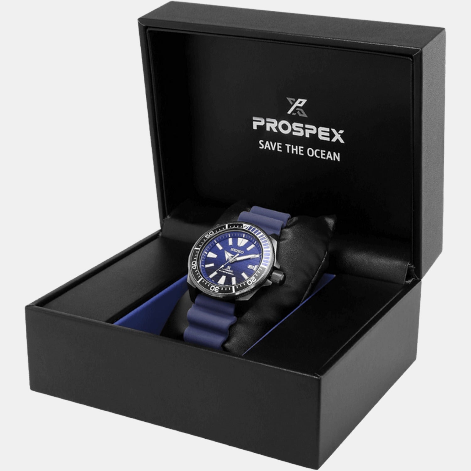 Seiko Silicone Blue watch
