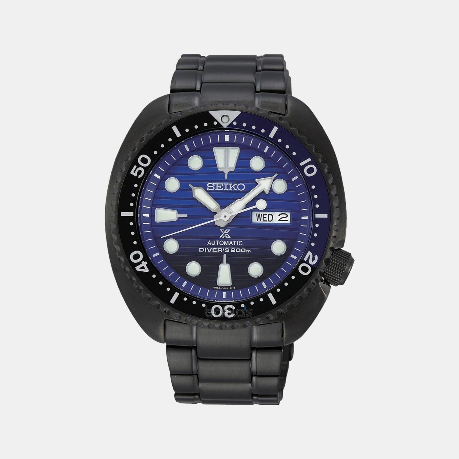 Seiko Round Blue Analog watch