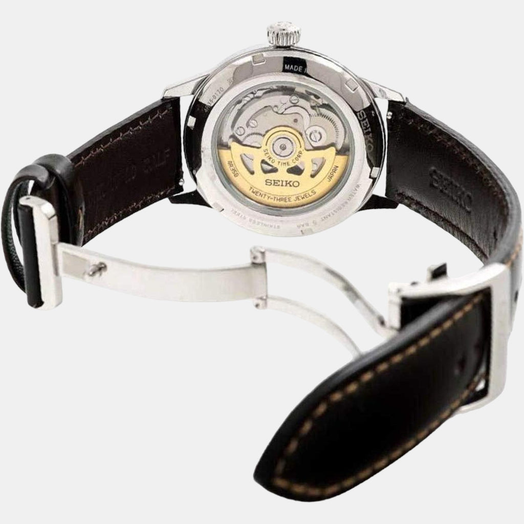 Seiko Men Round Green watch