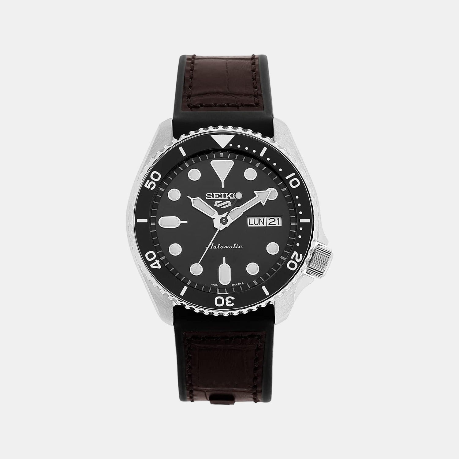 Seiko Round Black Analog watch