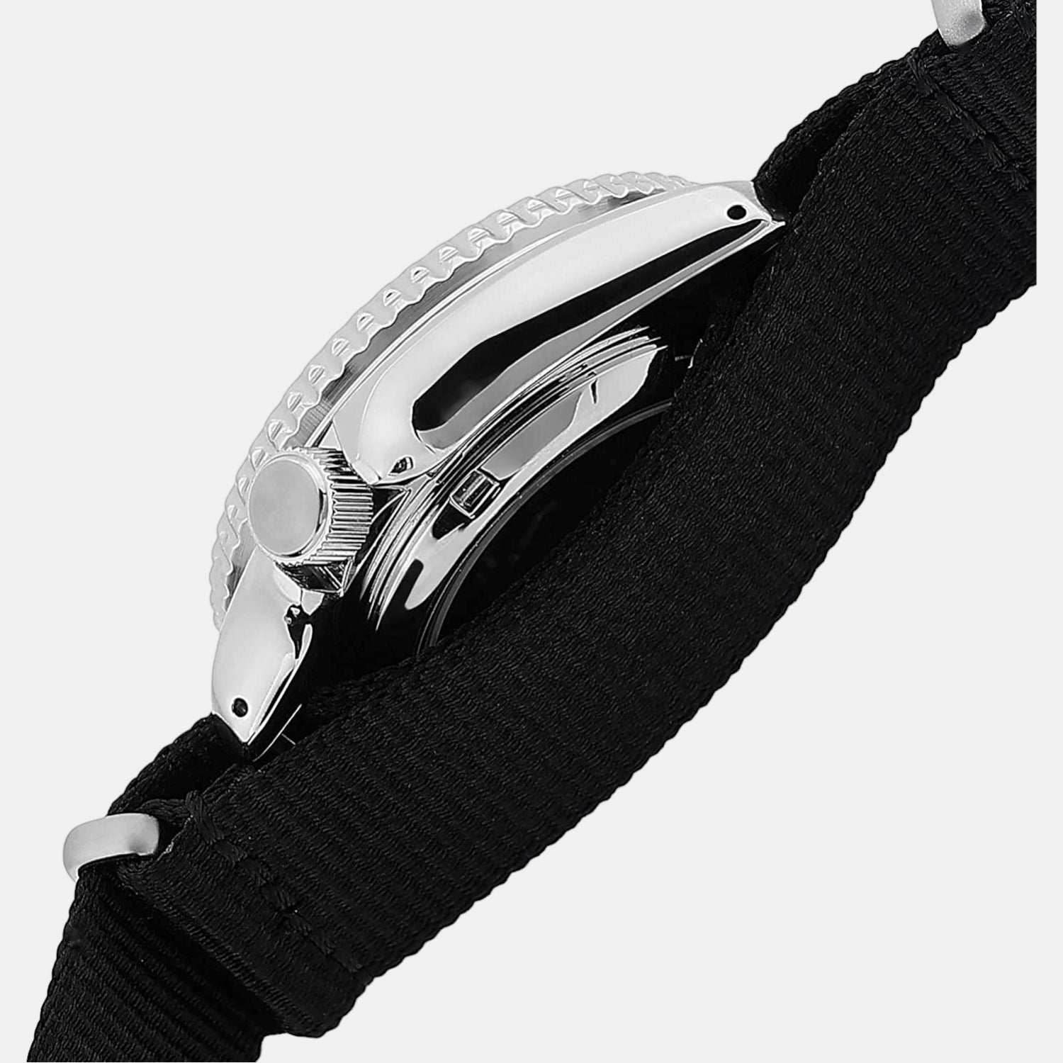 Seiko Men Round Black watch