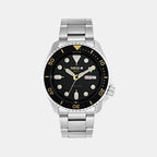 Seiko Round Black Analog watch