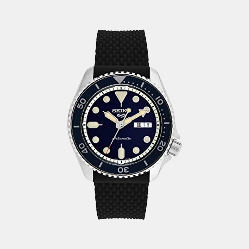 Seiko Round Blue Analog watch