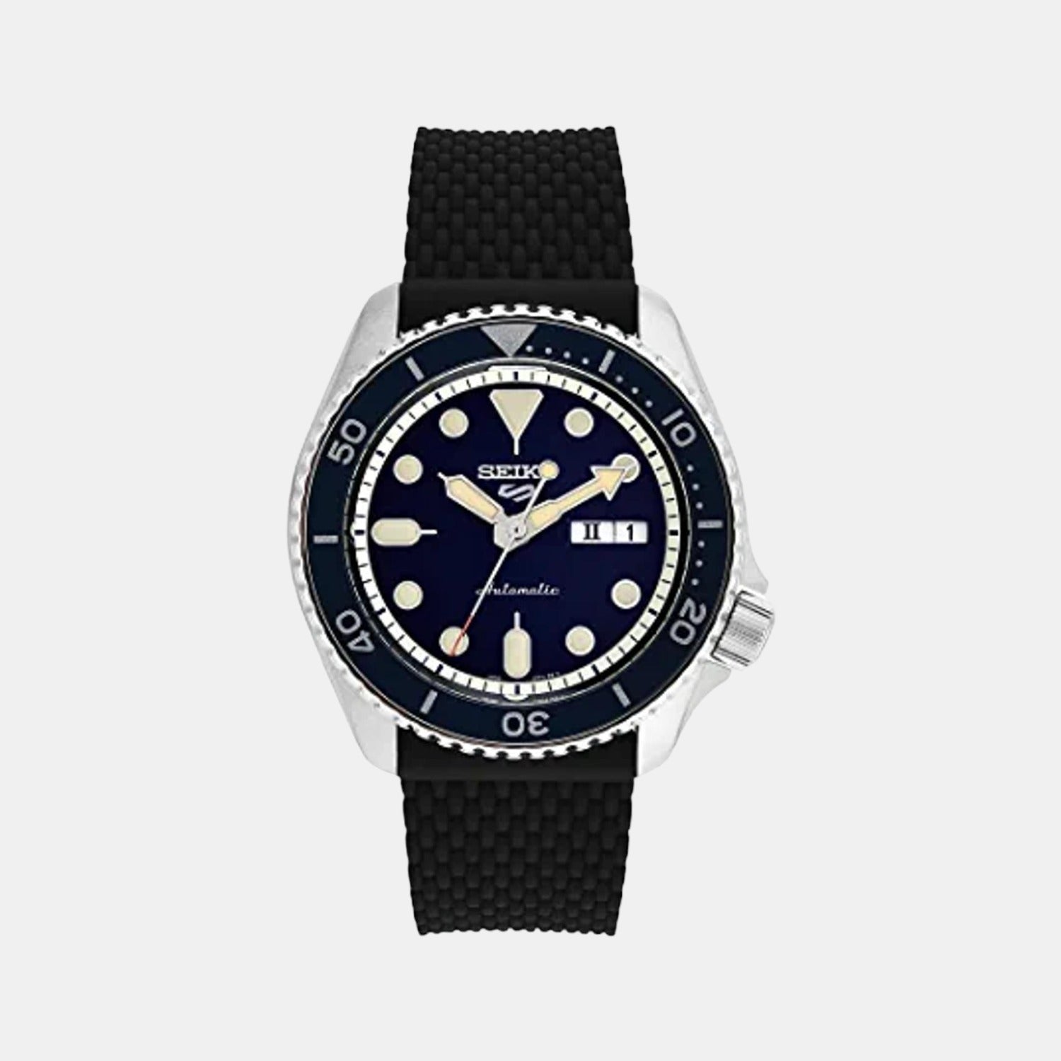 Seiko Round Blue Analog watch