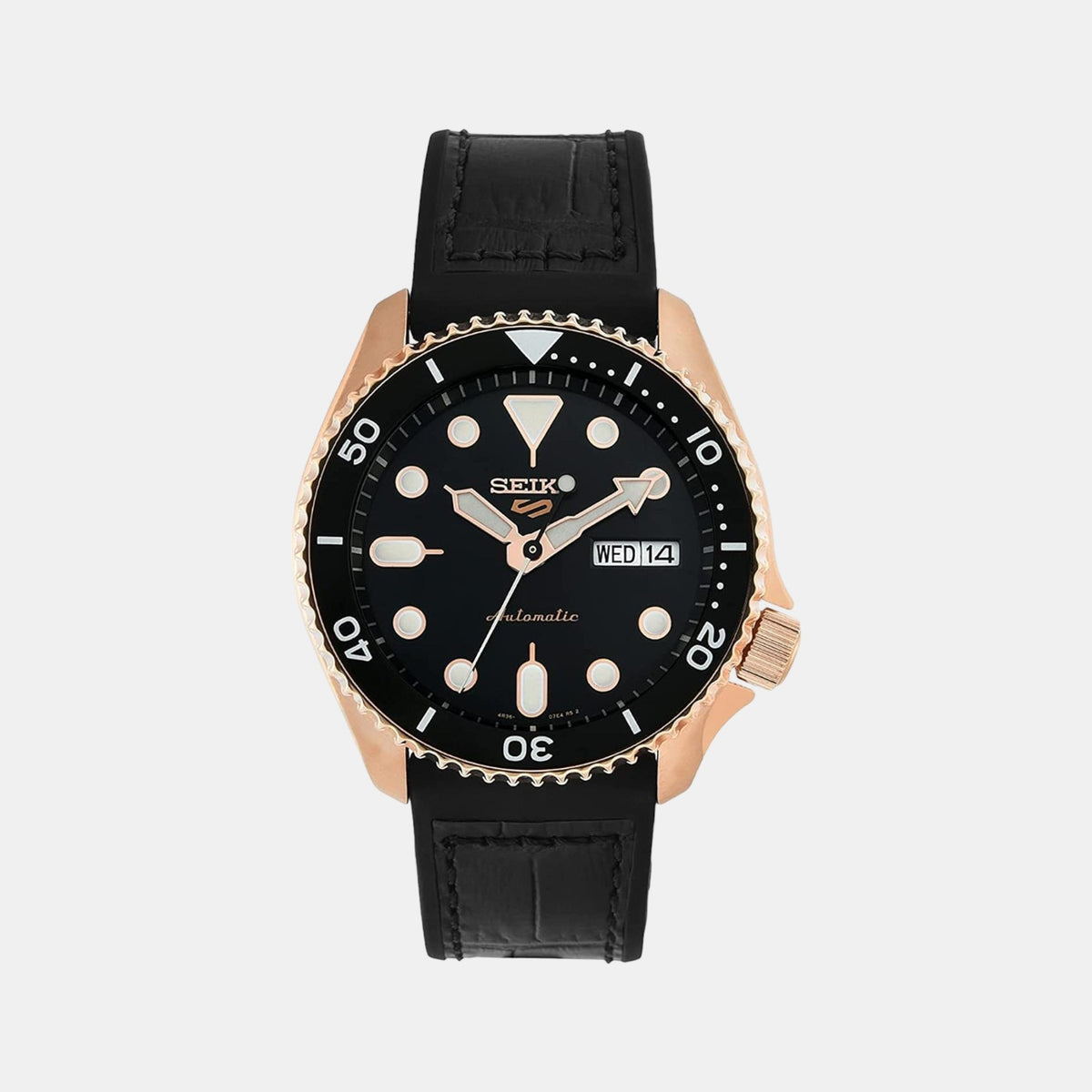 Seiko Round Black Analog watch