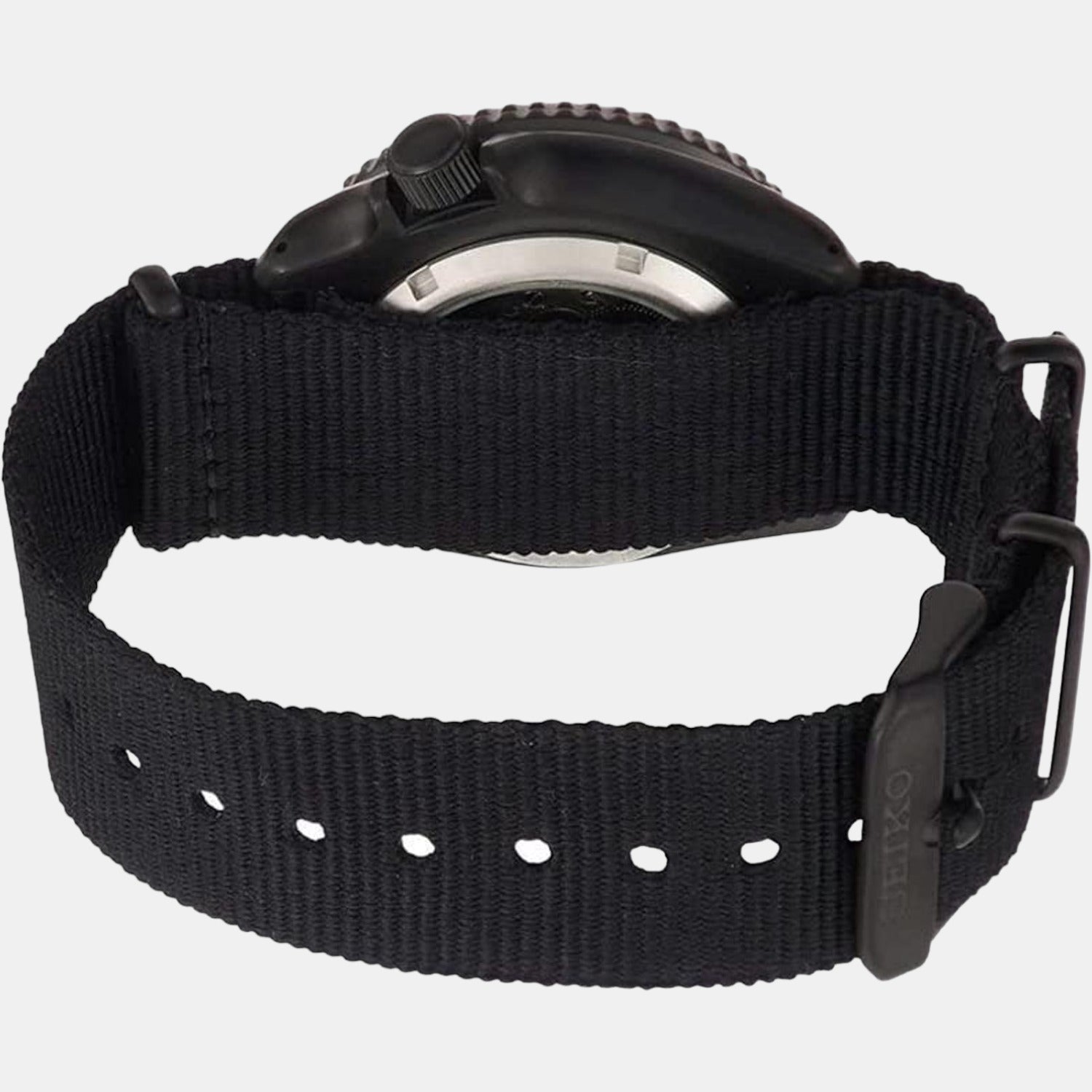 Seiko Men Round Black watch