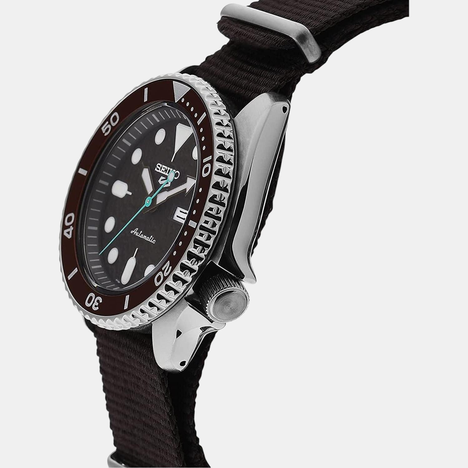 Seiko Men Round Brown watch