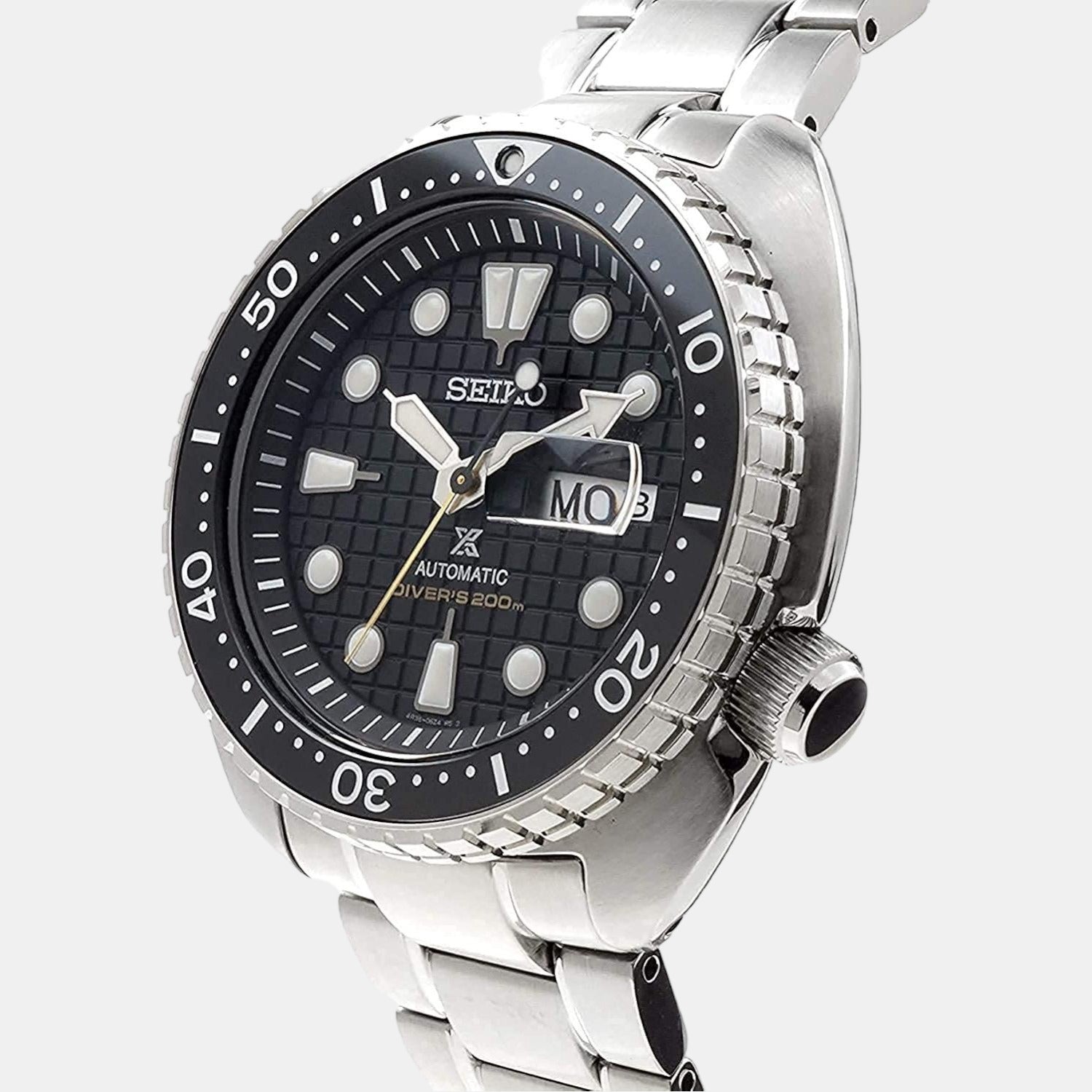 Seiko Men Round Black watch