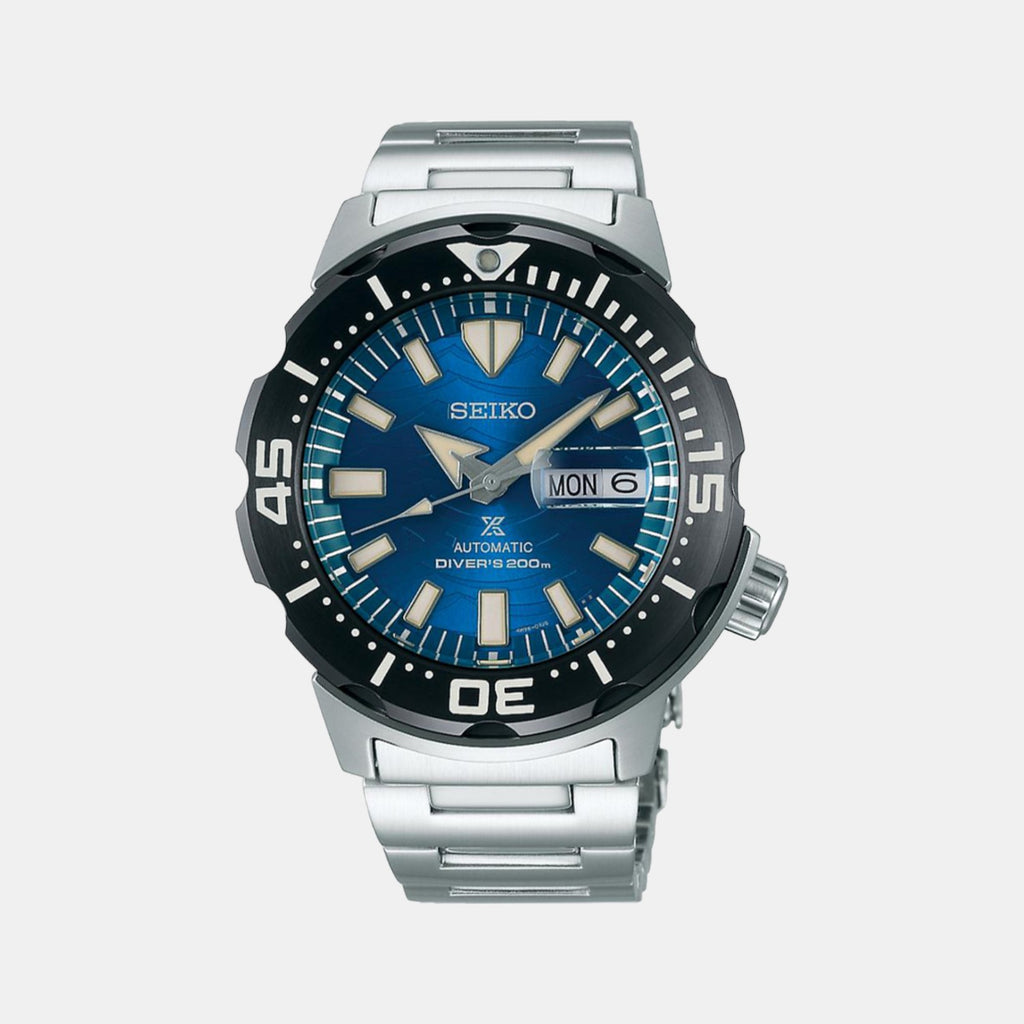 Seiko Round Blue Analog watch