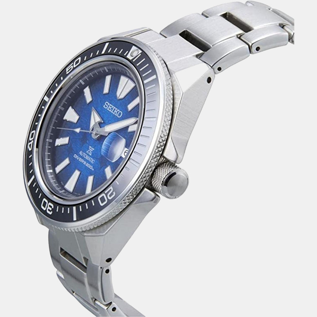 Seiko Men Round Blue watch