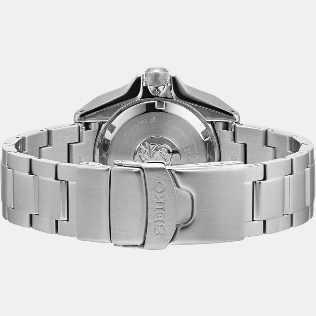 Seiko Men Round Black watch