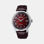 Seiko Round Red Analog watch