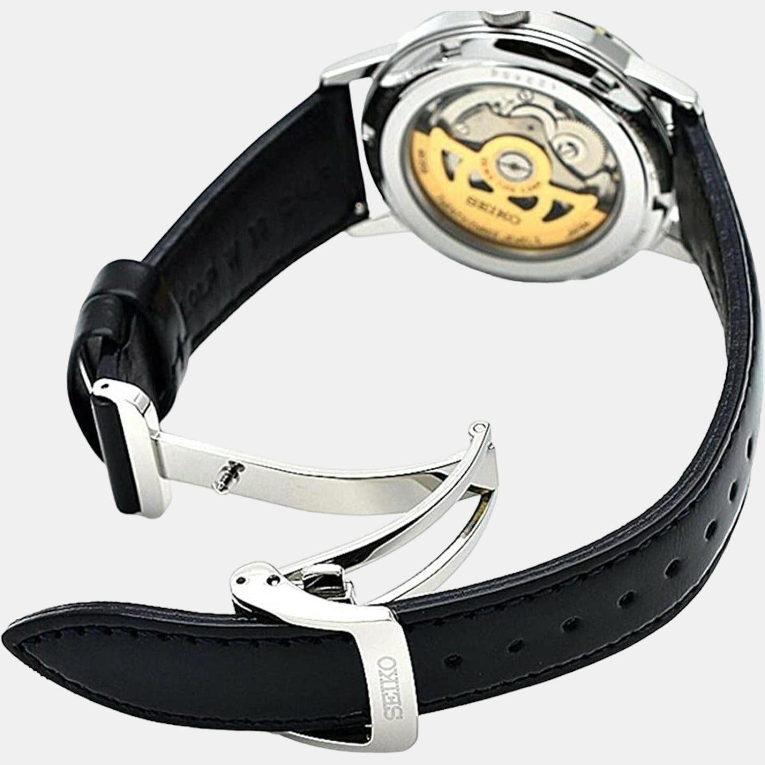 Seiko Men Round Blue watch