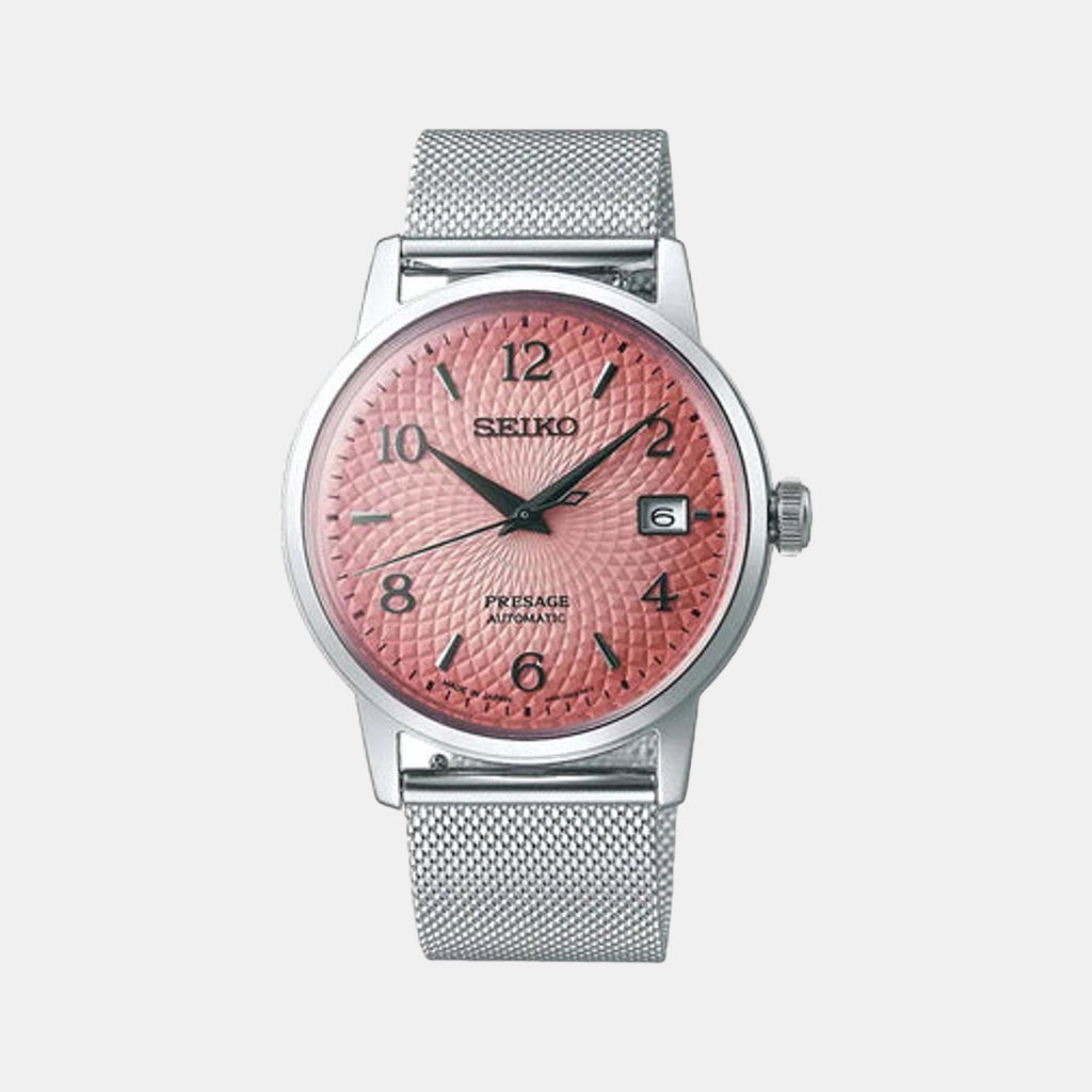 Seiko Round Pink Analog watch