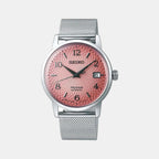 Seiko Round Pink Analog watch