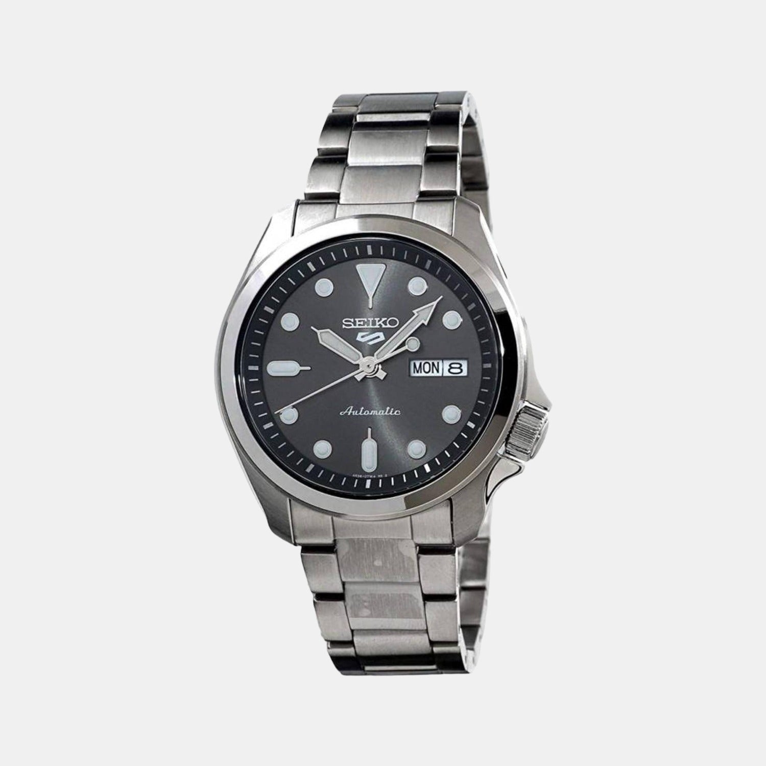 Male Black Analog Stainless Steel Automatic Watch SRPE51K1